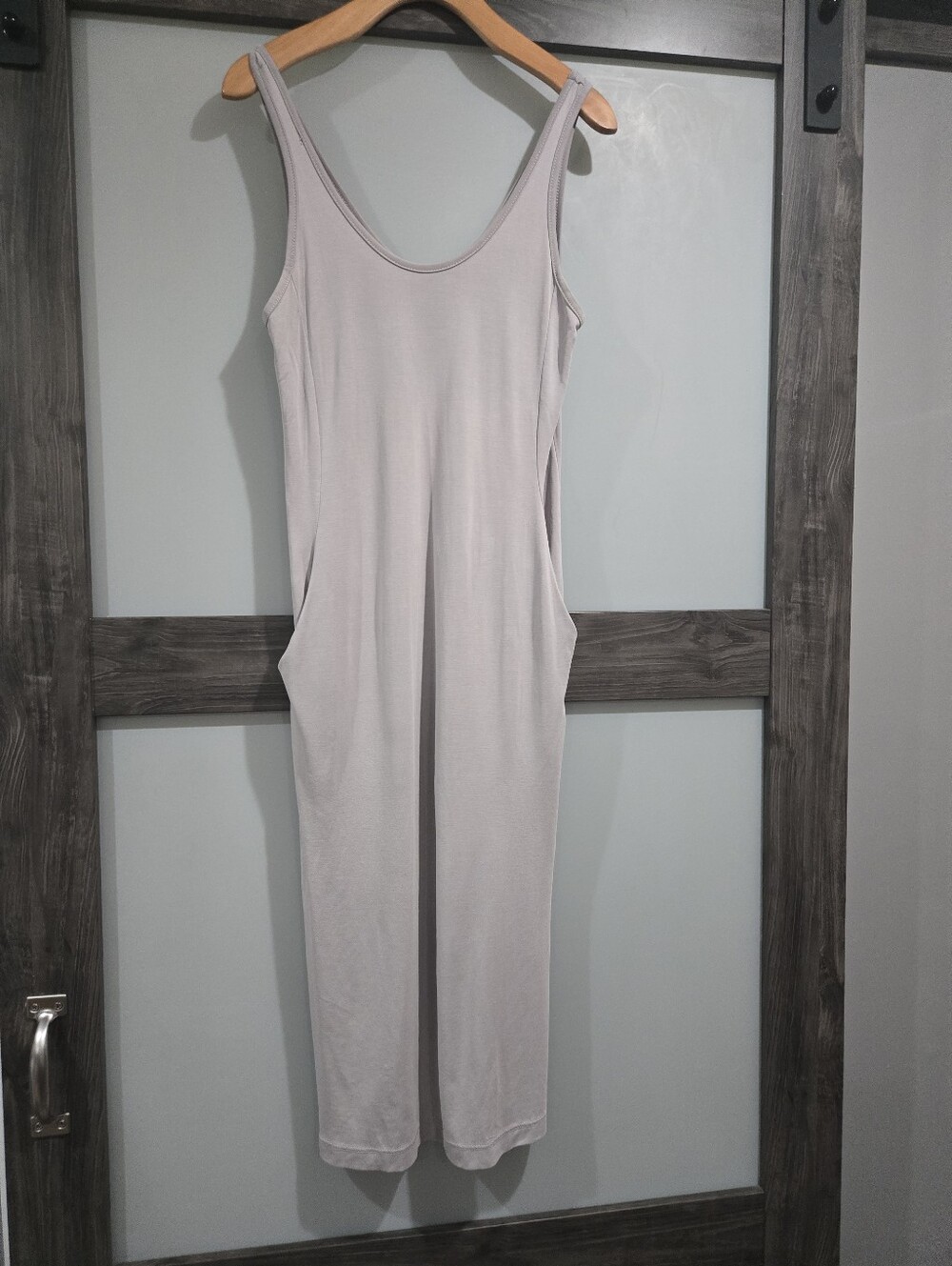 COA Knit Dress Light Gray Soft Sleeveless Size XS - see description